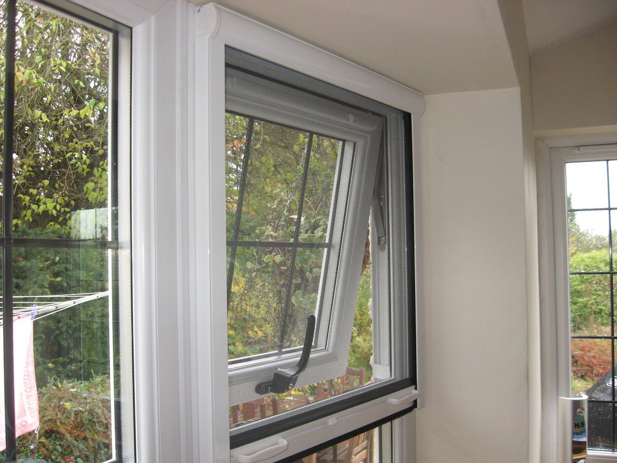 Richards Blinds bespoke flyscreens offer great ventilation and protection.